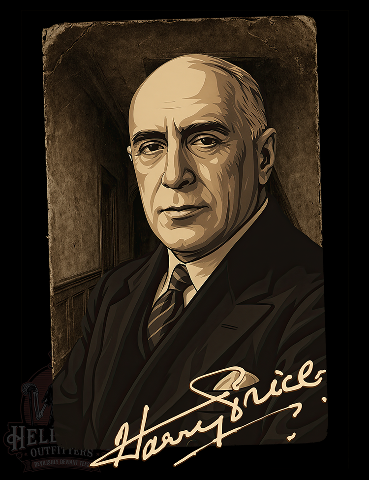 Borley Rectory investigator Harry Price tee