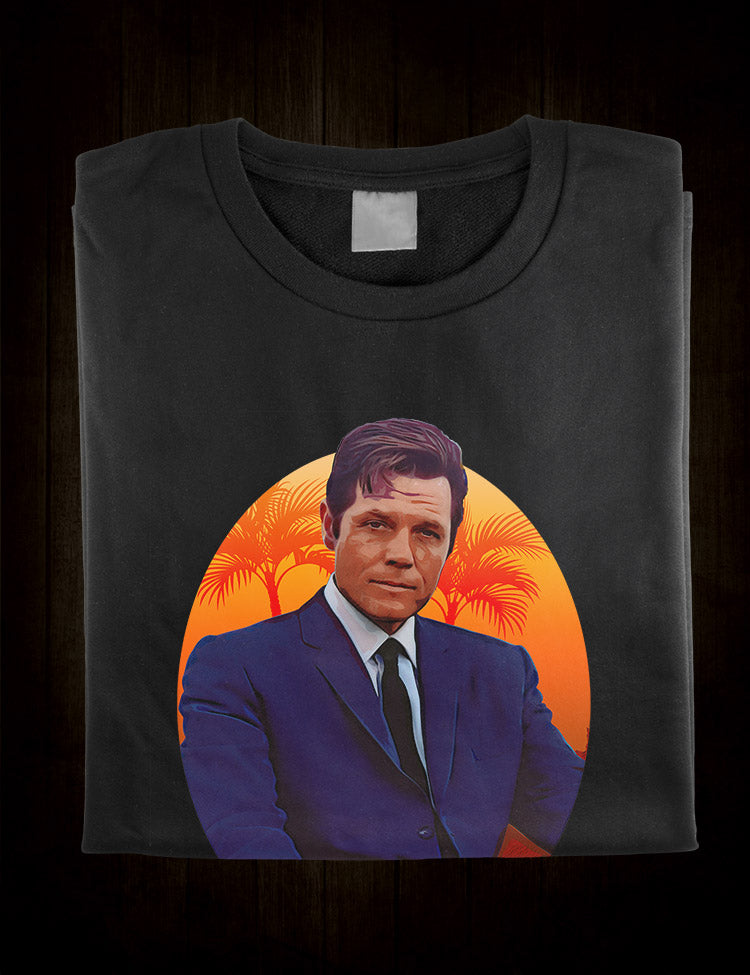 Cool crime solver: Hawaii Five-O Graphic Tee with Jack Lord