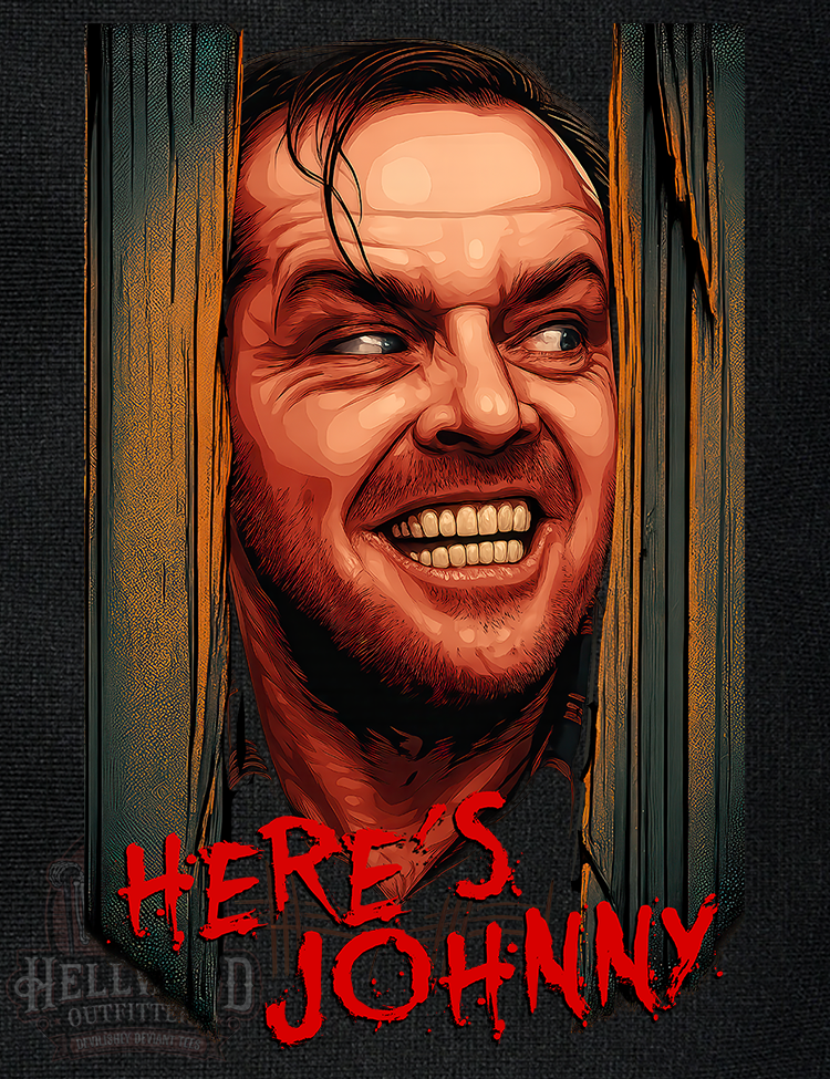 Jack Nicholson horror movie moment t-shirt