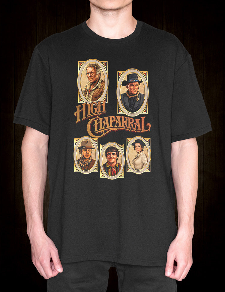 High Chaparral western cast portrait design