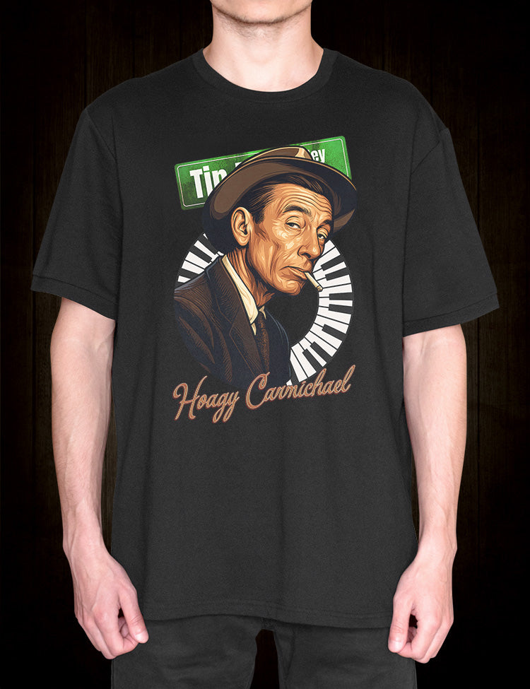 Hoagy Carmichael T-Shirt | Jazz Legend & Songwriter Tribute