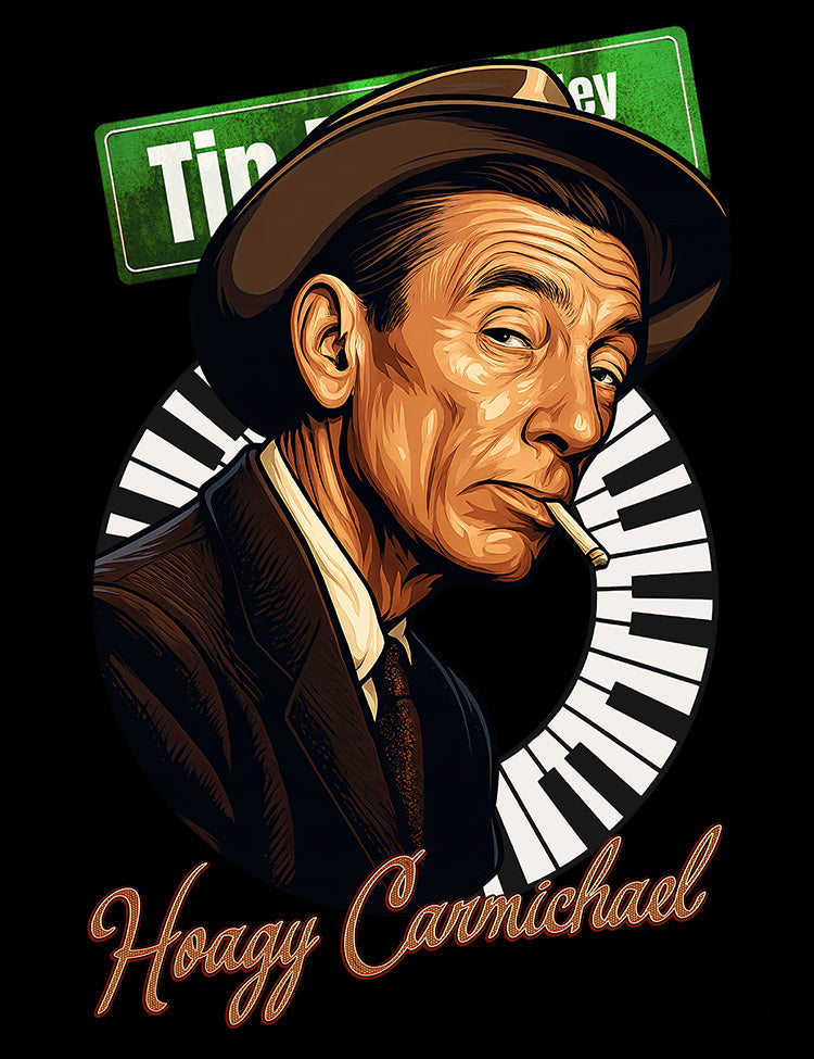 Hoagy Carmichael Stardust inspired graphic tee