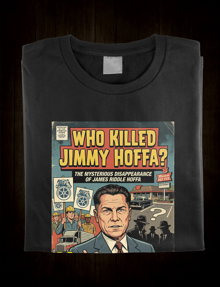 Hoffa mob connections unsolved mystery artwork