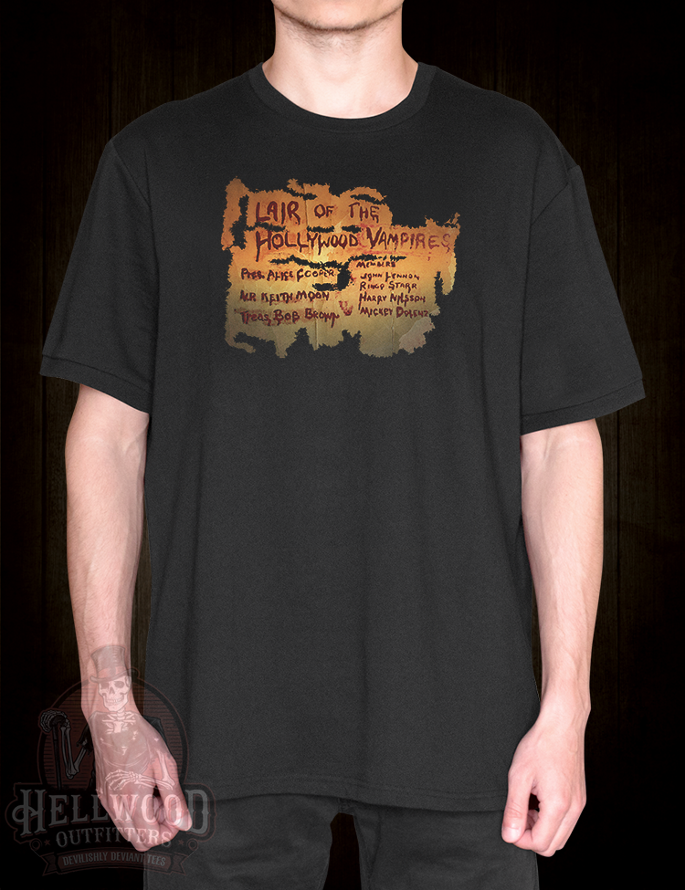 Rainbow Bar and Grill Hollywood Vampires tee