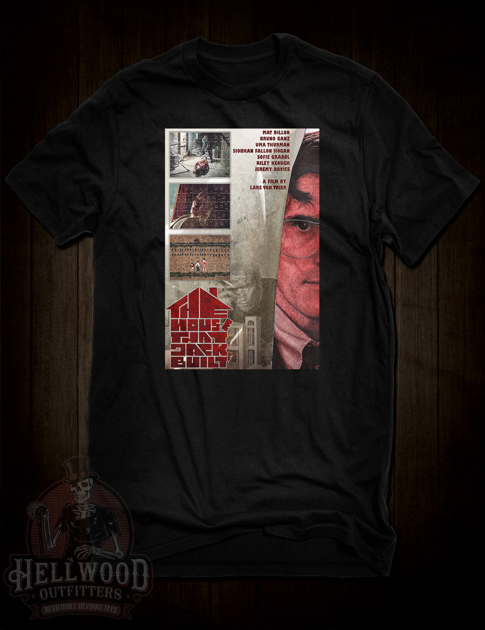 The House That Jack Built movie tribute t-shirt