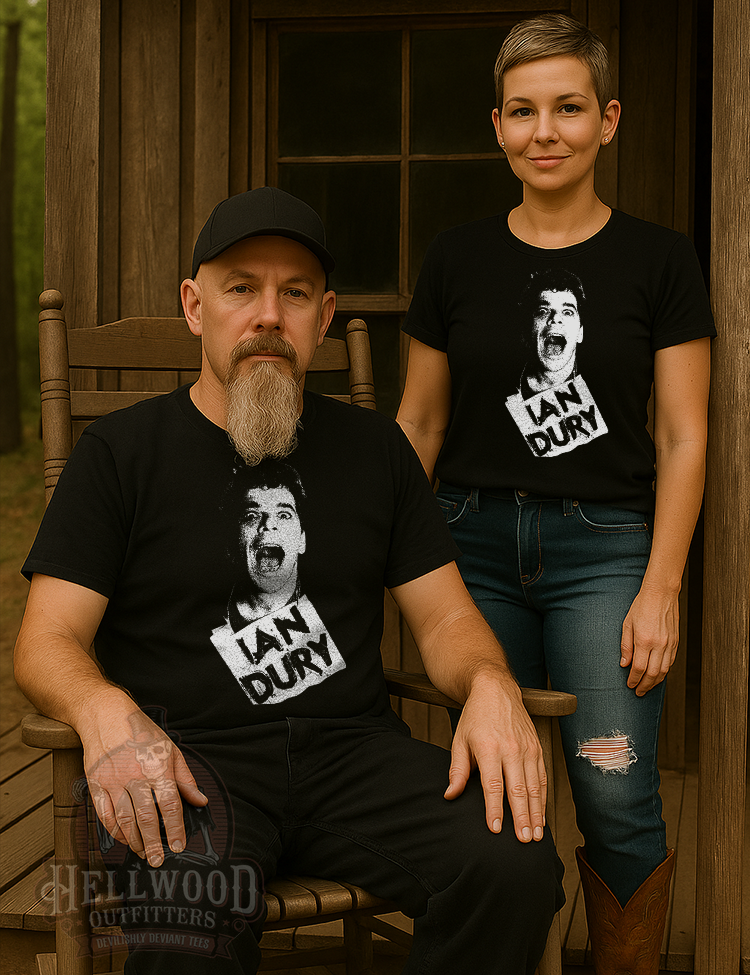 Cult British punk rock inspired graphic shirt