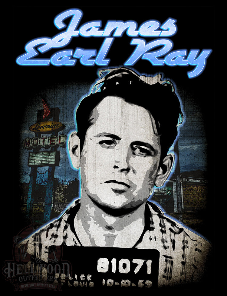 James Earl Ray conspiracy theory t-shirt