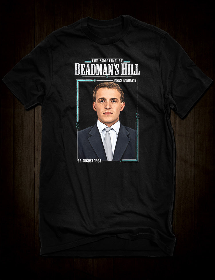James Hanratty T-Shirt inspired by the notorious 1961 A6 murder case