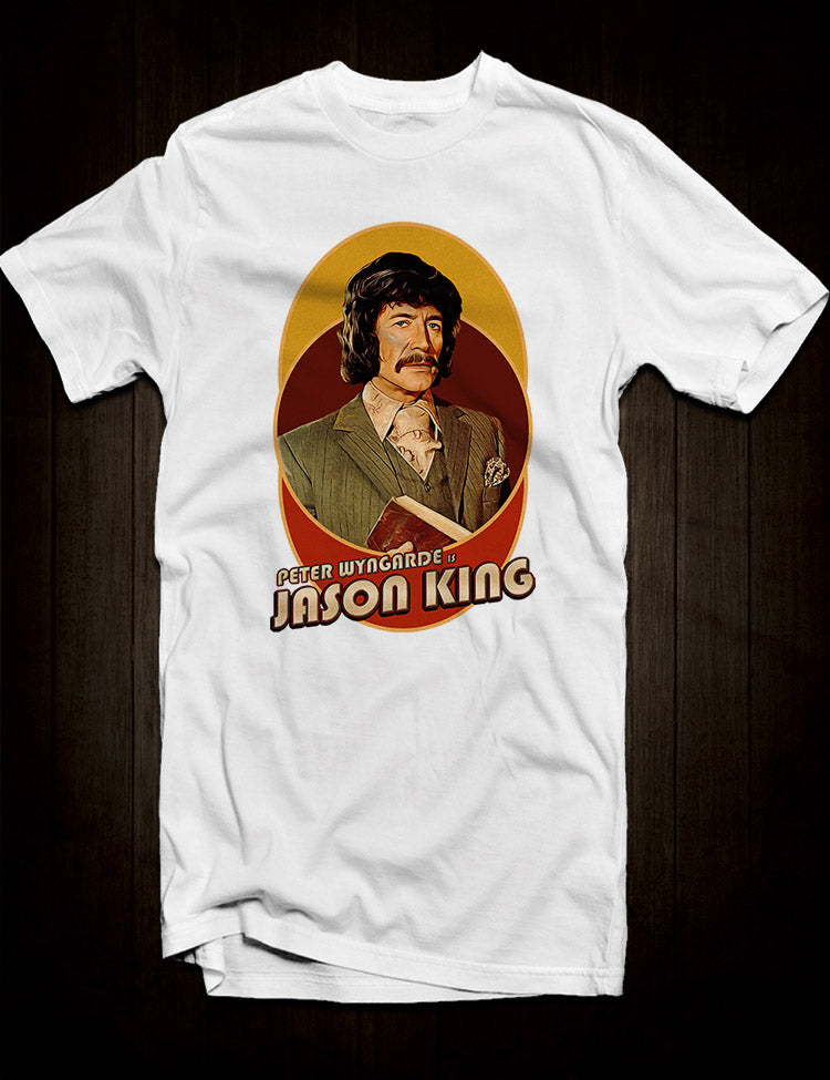 Peter Wyngarde-inspired Jason King T-Shirt design