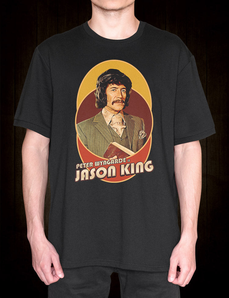 Vintage-inspired Jason King TV show merchandise