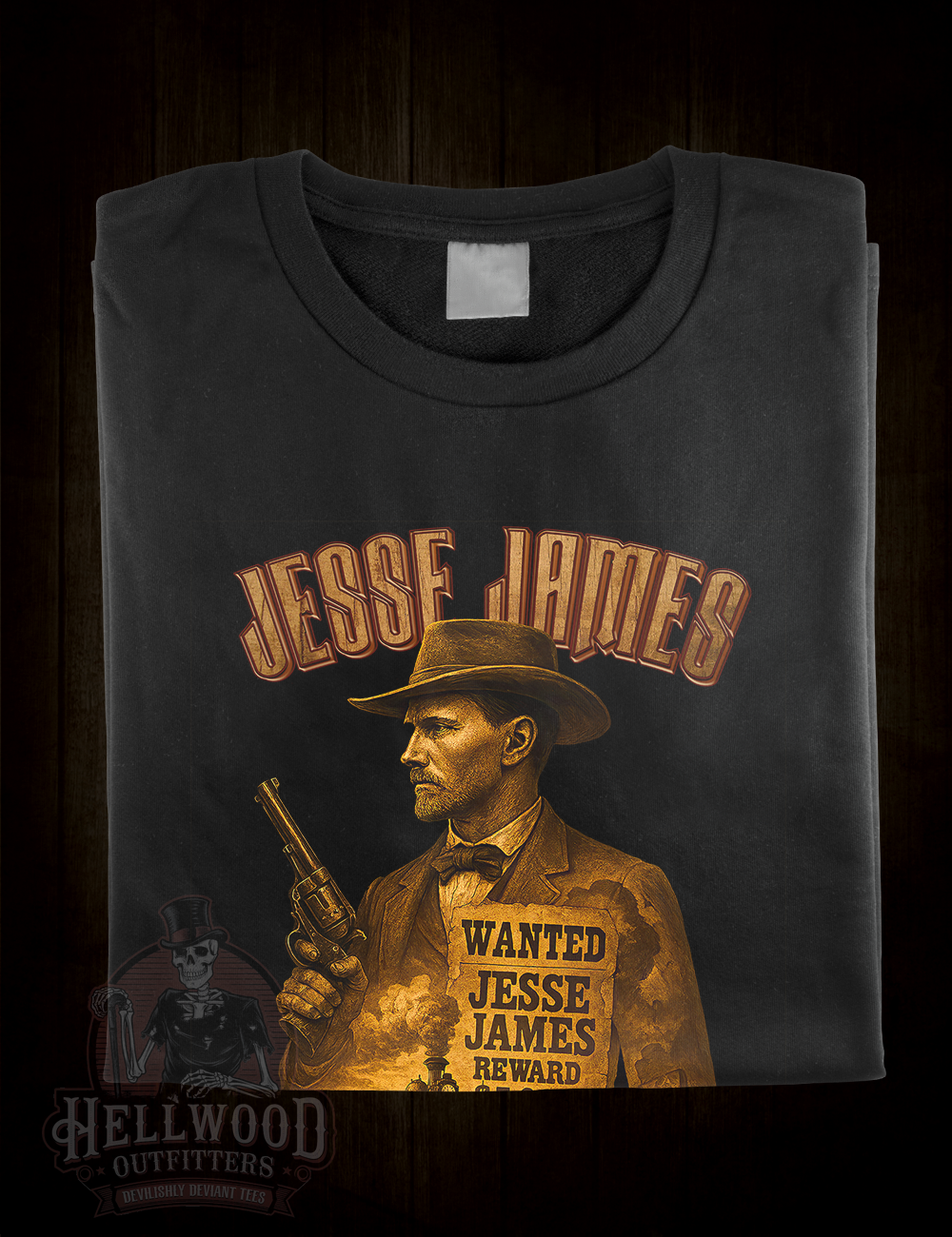 Gunslinger t-shirt inspired by the Old West
