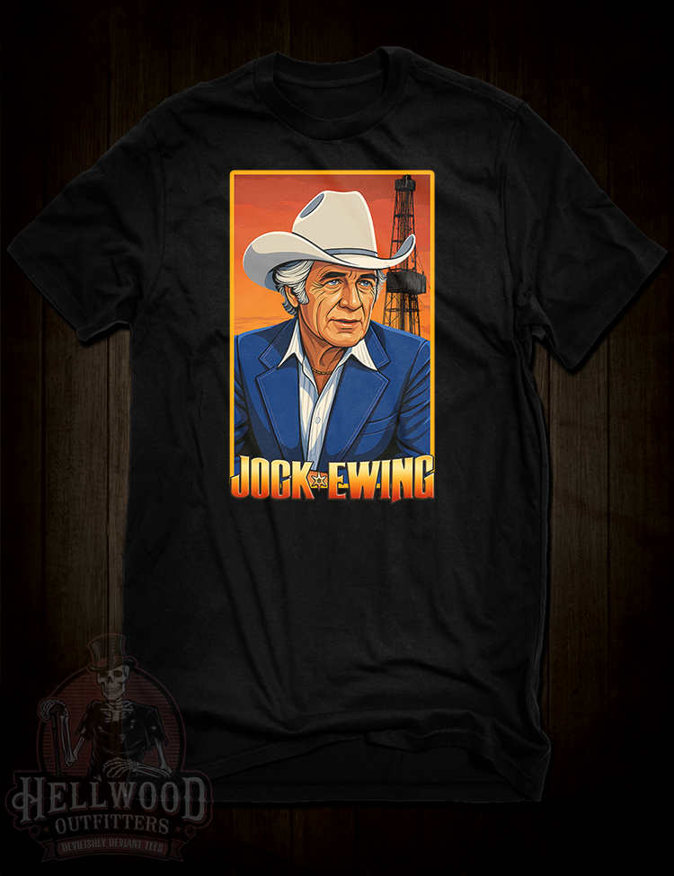 Jock Ewing Dallas TV show t-shirt