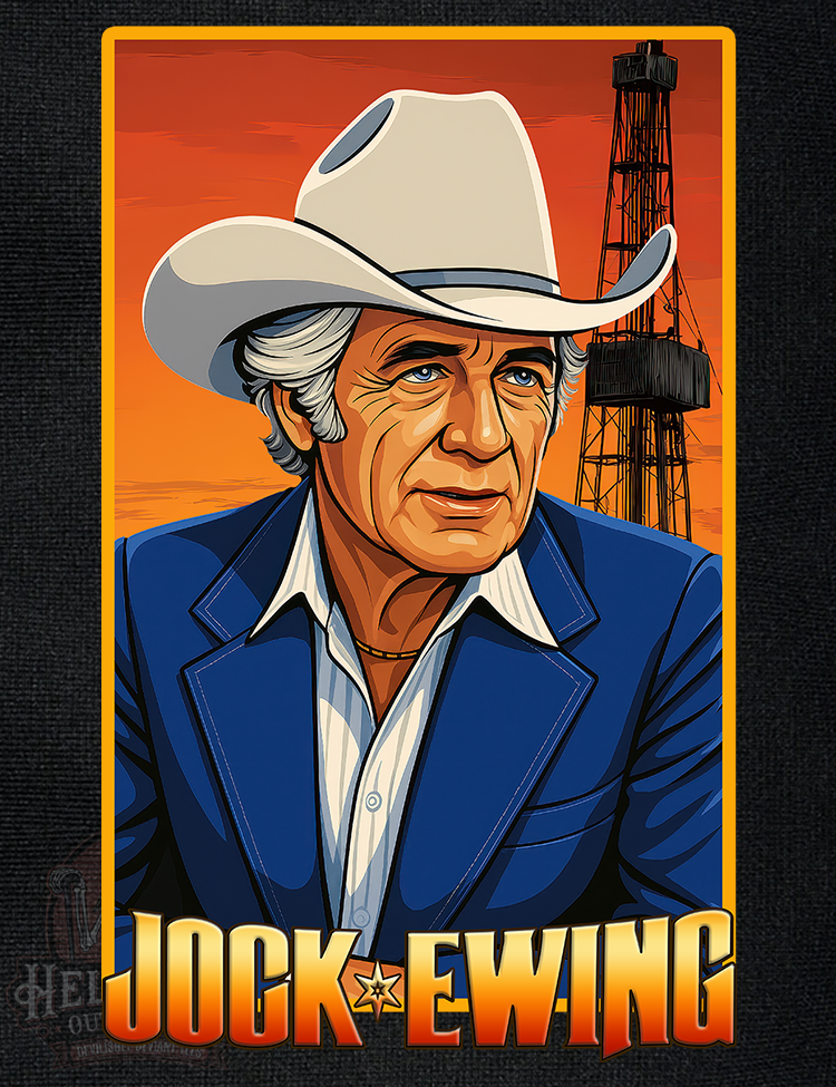 Vintage Dallas oil baron Jock Ewing shirt