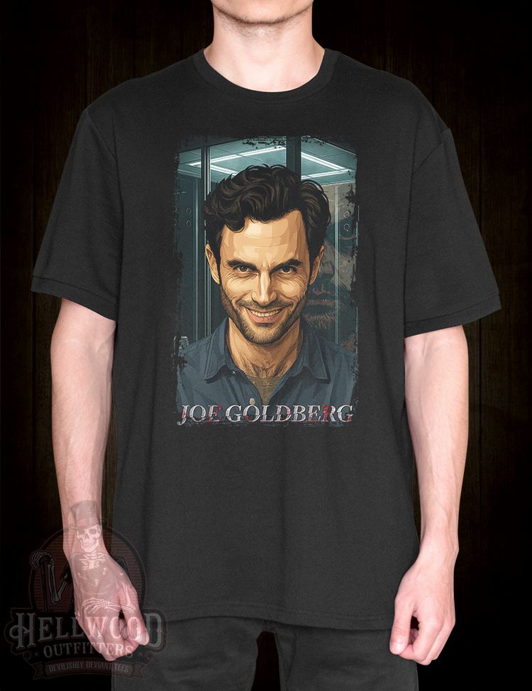 Bookstore stalker Joe Goldberg t-shirt design