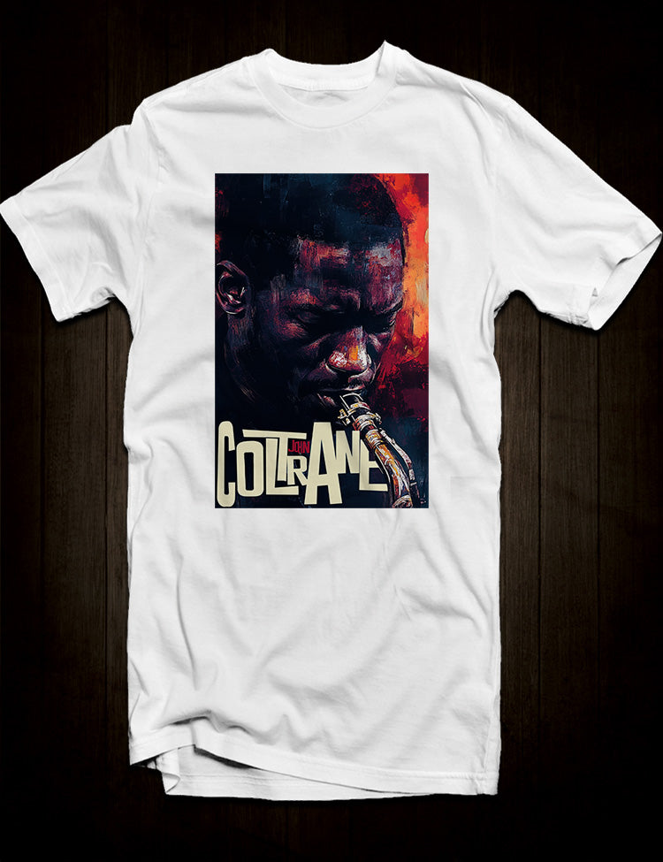 Legendary jazz musician John Coltrane fan t-shirt