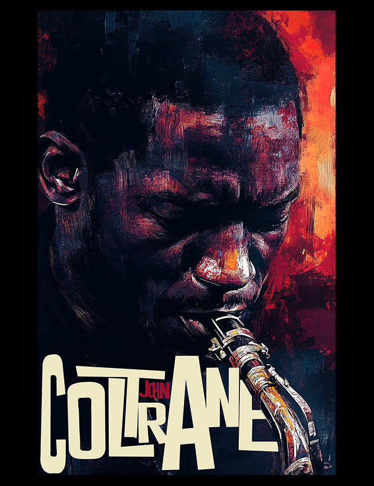 Jazz legend John Coltrane fan merchandise tee