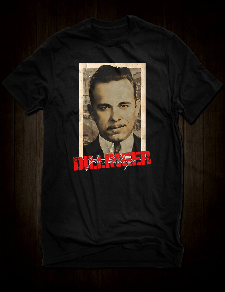 John Dillinger signature t-shirt