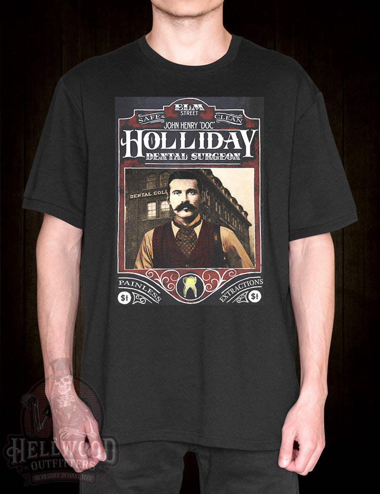 Frontier legend Doc Holliday western fan clothing