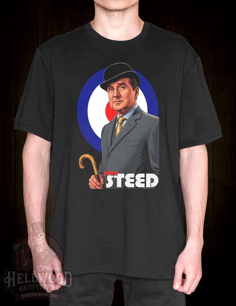 Vintage British TV hero The Avengers t-shirt