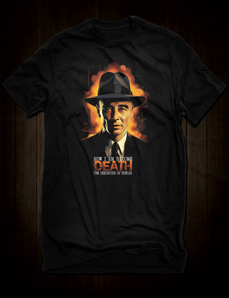 J. Robert Oppenheimer t-shirt inspired by the father of the atomic bomb