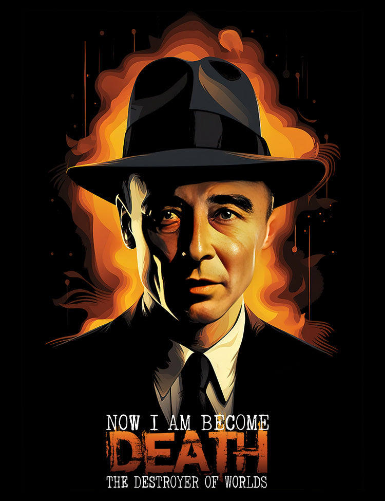 J. Robert Oppenheimer t-shirt participant in the Manhattan Project