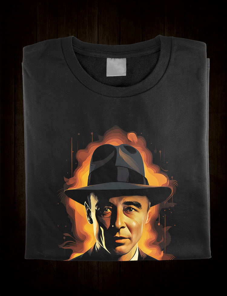 J. Robert Oppenheimer t-shirt with image of famous physicist