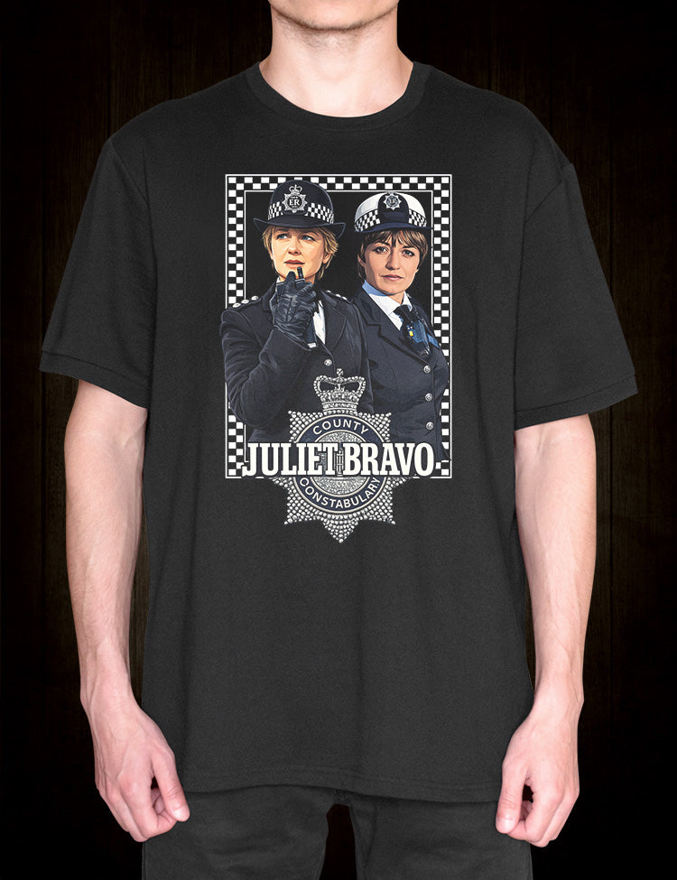 Juliet Bravo retro TV series fan art design