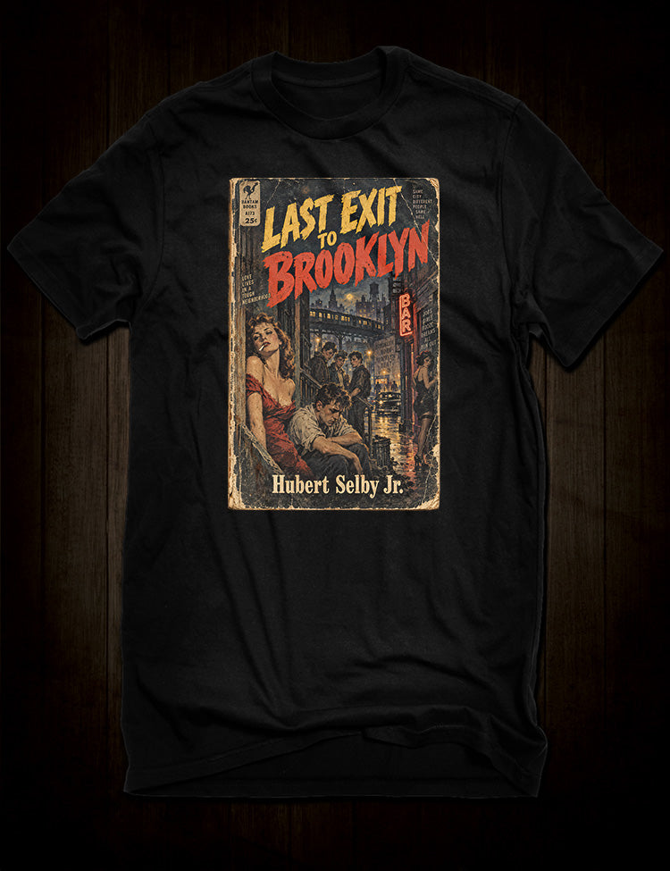 Last Exit To Brooklyn Book Cover T-Shirt inspired by Hubert Selby Jr.'s cult novel