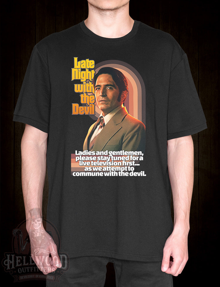新品 悪魔と夜ふかし 映画 Tシャツ LateNightwiththeDevil 洋画
