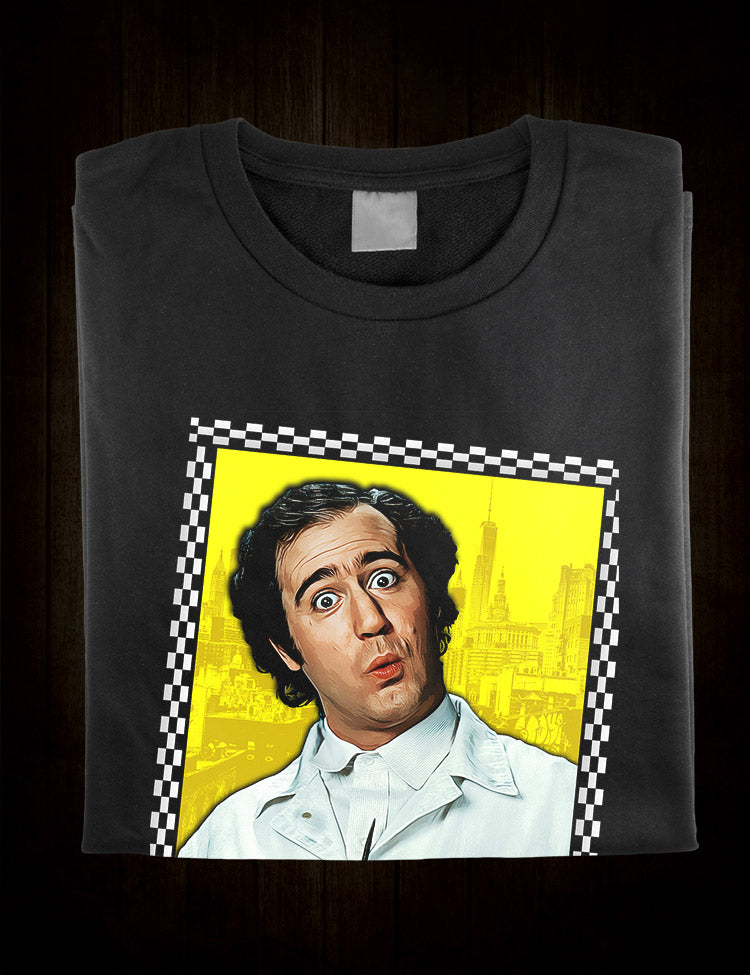 Andy Kaufman character tee Taxi TV series fan gear