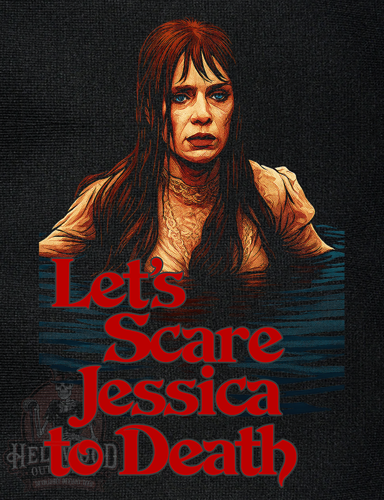 Let’s Scare Jessica To Death surreal horror tribute tee