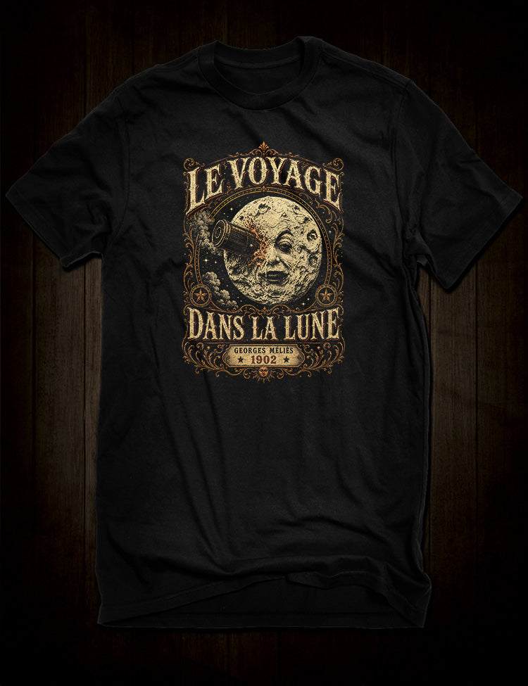 Le Voyage Dans La Lune T-Shirt inspired by Georges Méliès’ 1902 film