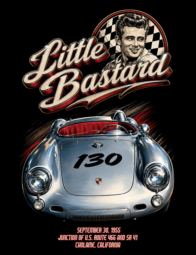 James Dean Porsche 550 Spyder artwork