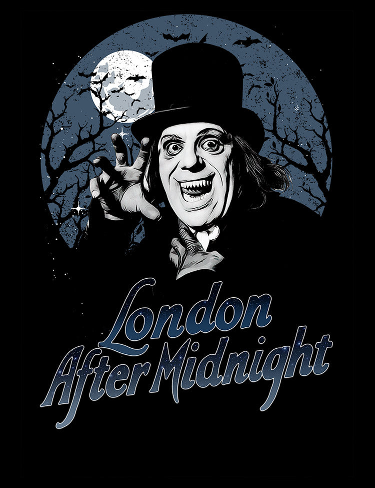Silent film tribute: Eerie Tee inspired by the classic London After Midnight