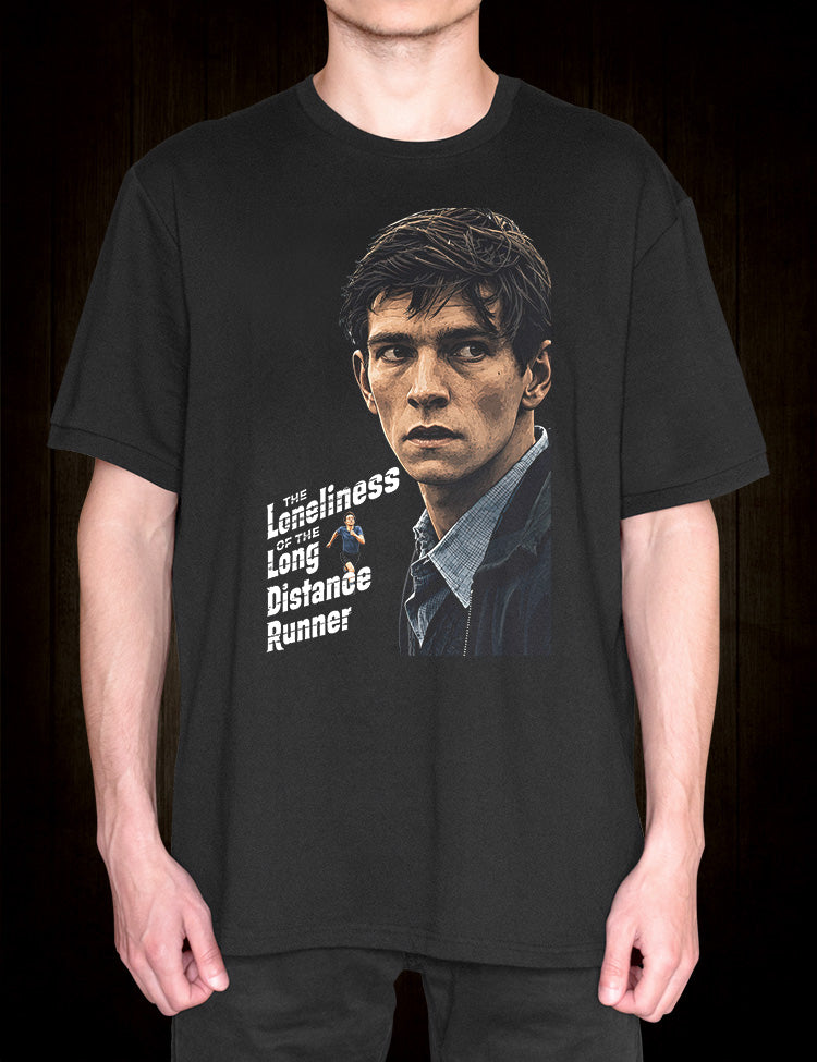 The Loneliness of the Long Distance Runner cult film inspired T-shirt design