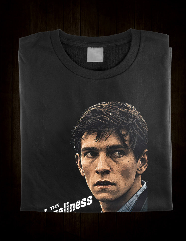 Classic British film T-shirt celebrating The Loneliness of the Long Distance Runner