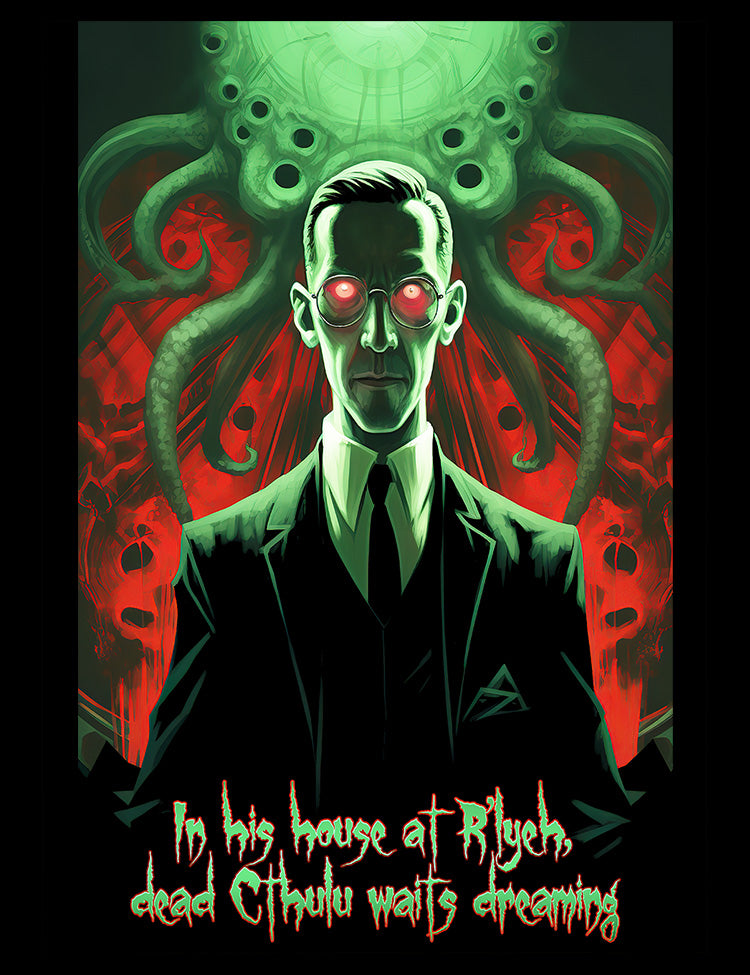 H P Lovecraft Cthulu Quote T-Shirt