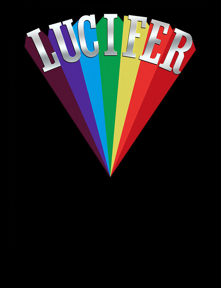 Esoteric film Lucifer Rising rainbow tribute shirt