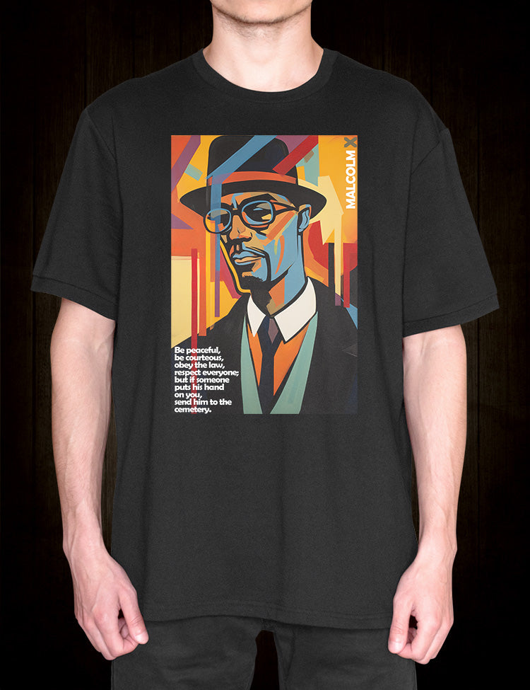 Exclusive Malcolm X Tee - Amplifying the Voice of Civil Rights