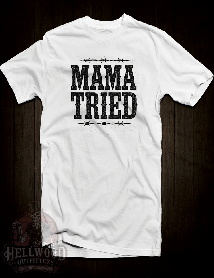 Vintage Americana Merle Haggard lyric shirt