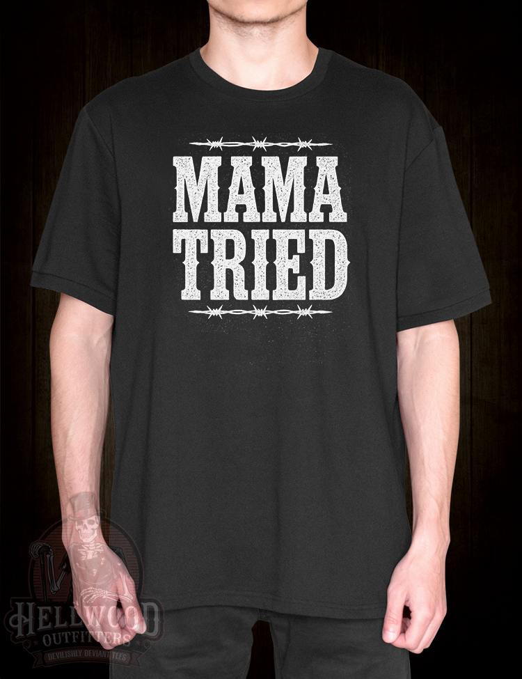 Merle Haggard Mama Tried country music tee