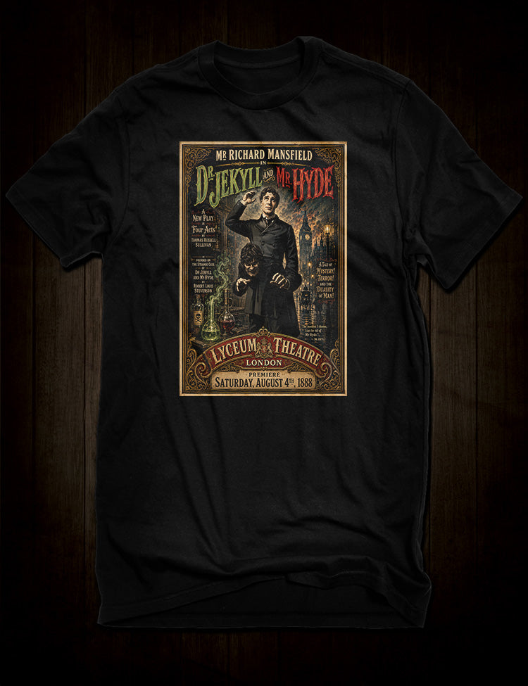 Richard Mansfield Jekyll and Hyde t-shirt design