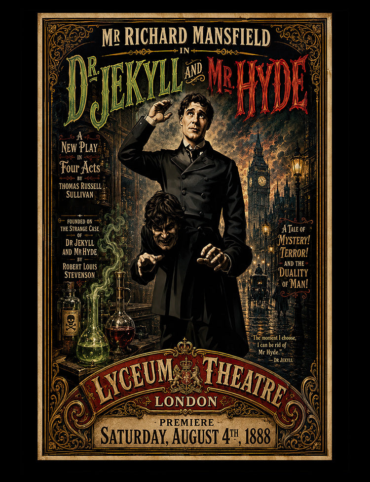 Dr Jekyll and Mr Hyde stage adaptation illustration