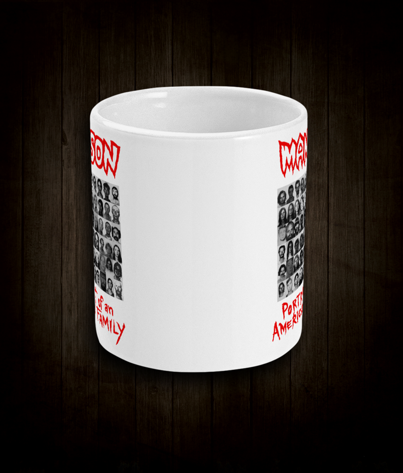 White Ceramic Manson Family Mug