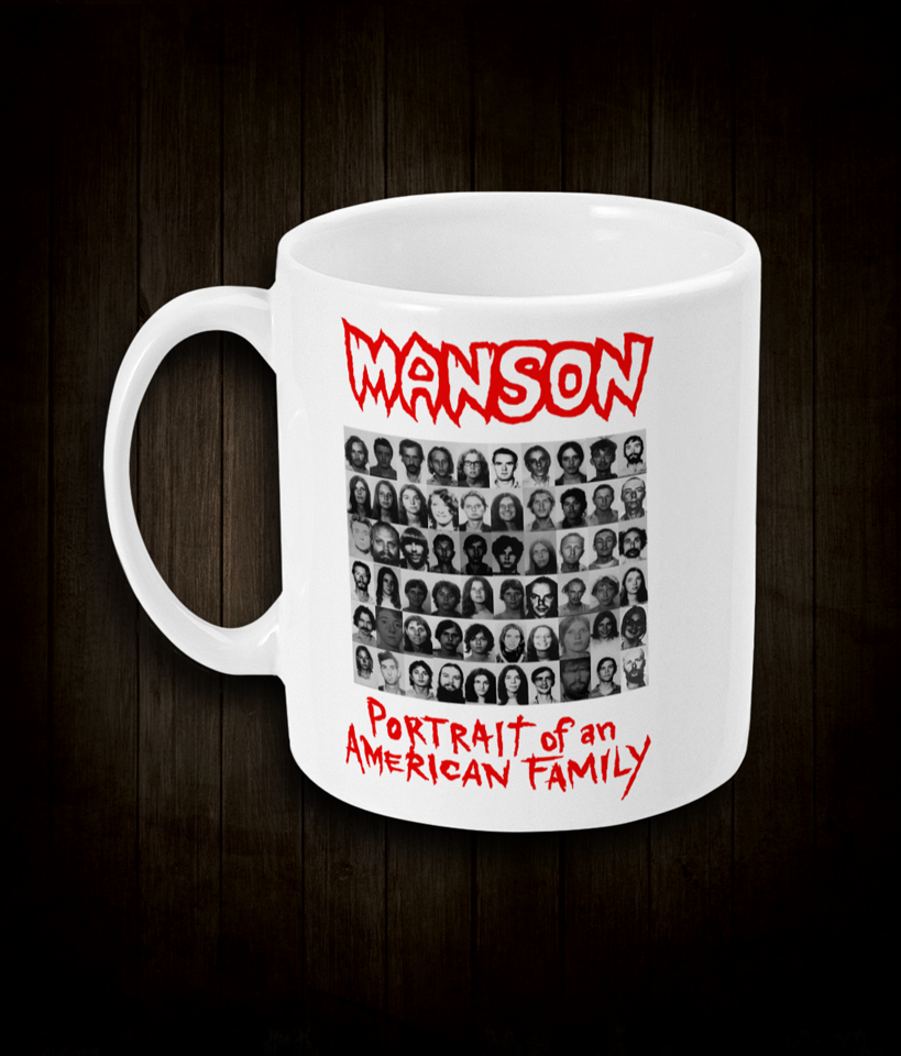 White Ceramic Manson Family Mug