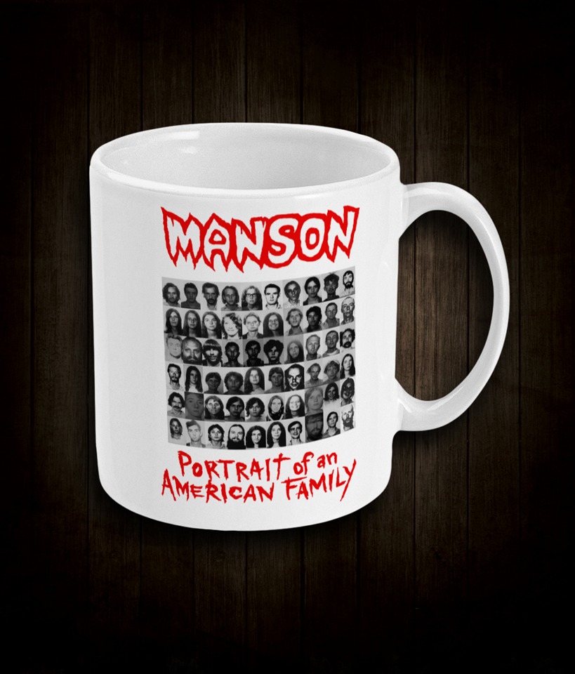 White Ceramic Manson Family Mug