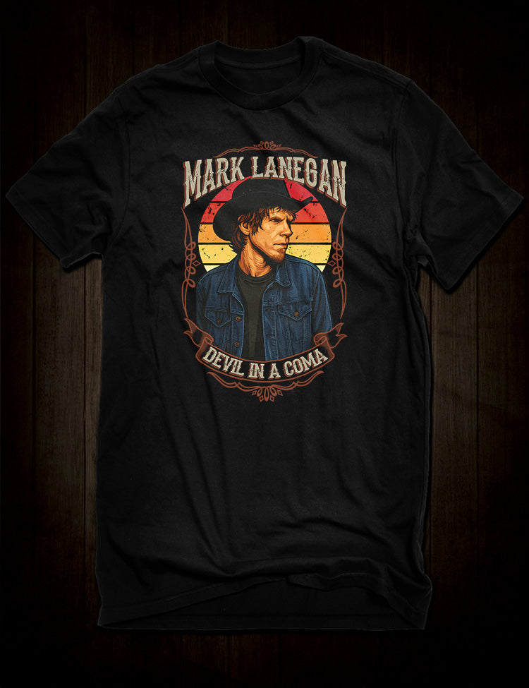 Mark Lanegan t-shirt Devil in a Coma design