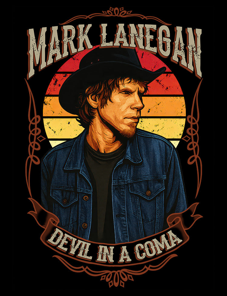Mark Lanegan fan art t-shirt design
