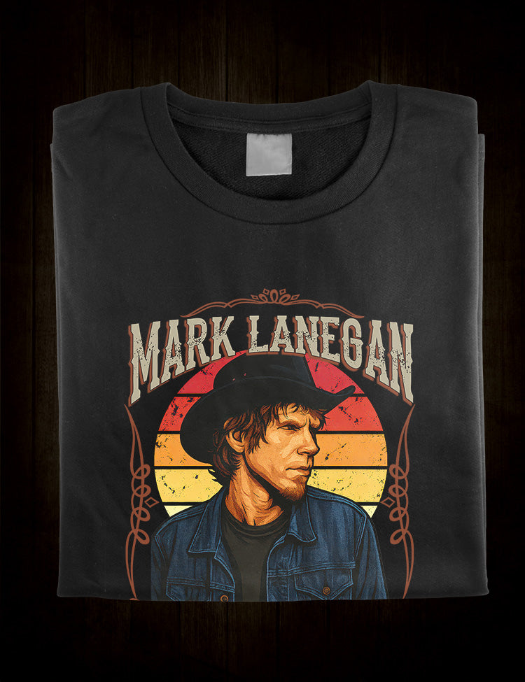 grunge era singer Mark Lanegan t-shirt