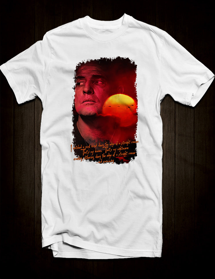 White Colonel Kurtz Apocalypse Now T Shirt